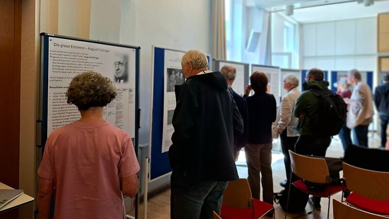 In der Mittagspause luden die Studierenden zu einem interaktiven Rundgang mit Poster Session ein.